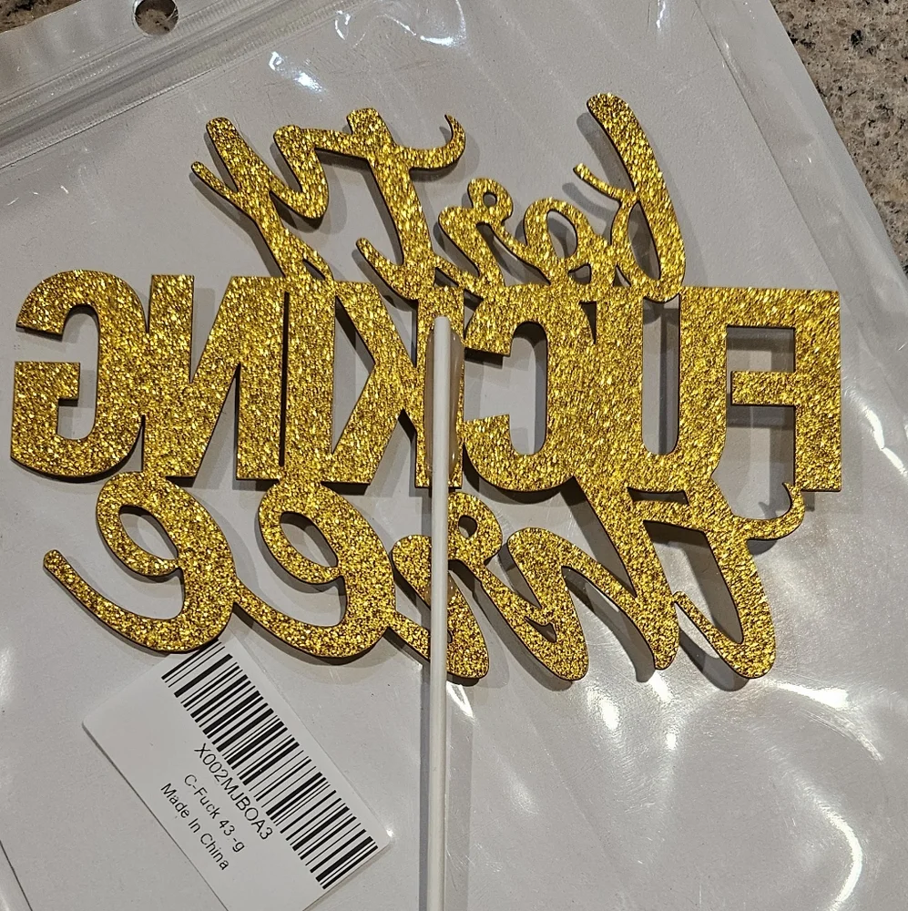 43rd cake topper